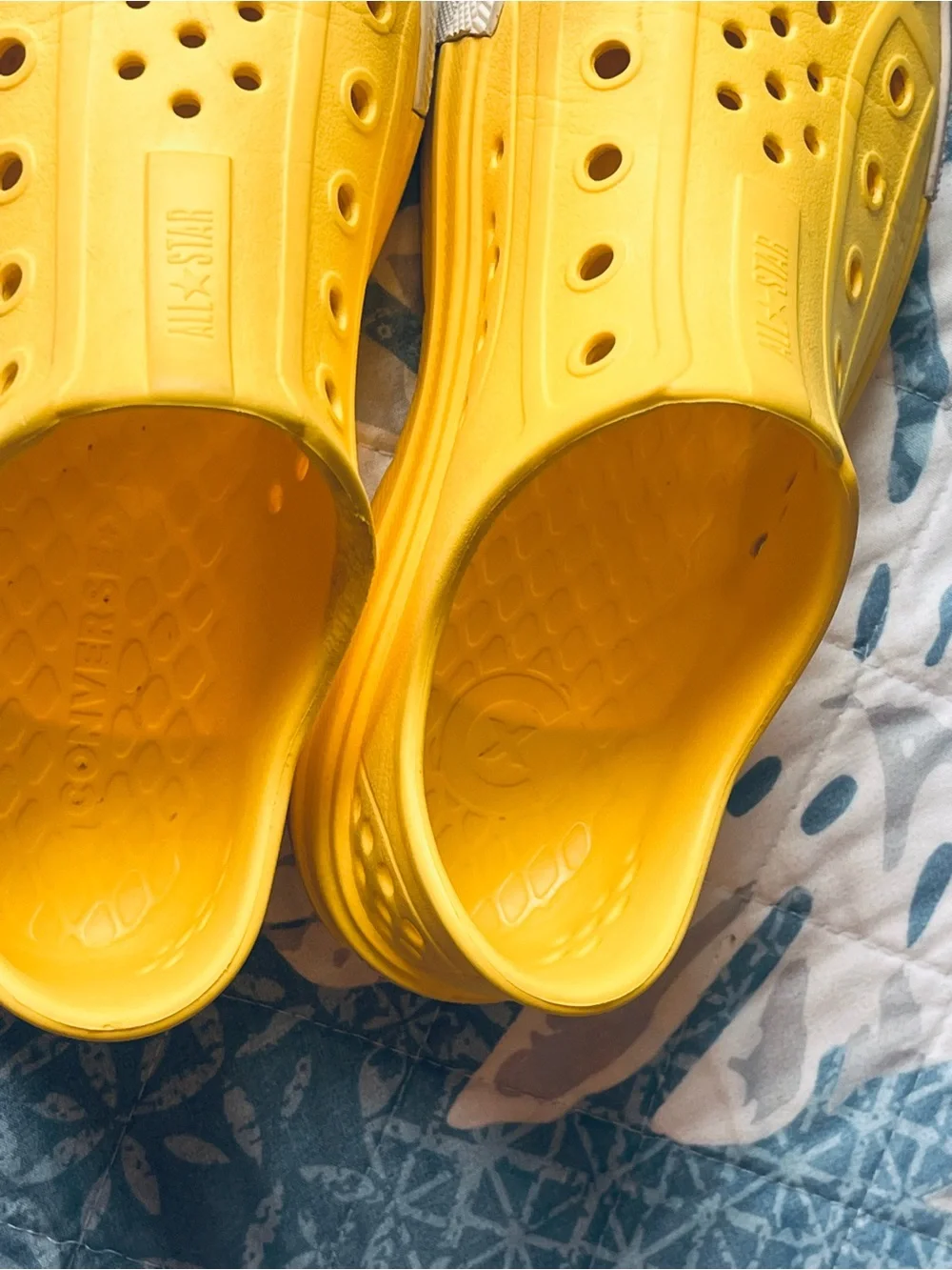 Converse All start Yellow Slip-On Water Shoes with White Toe Cap